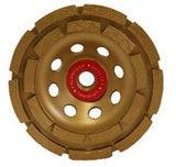Deimantinis šlifavimo diskas | lėkštės tipo | dviejų eilių | M14x125 mm (DR0125B)