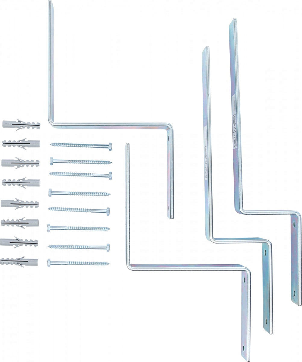 Sieninių kablių rinkinys | 4 vnt + varžtai (88315)
