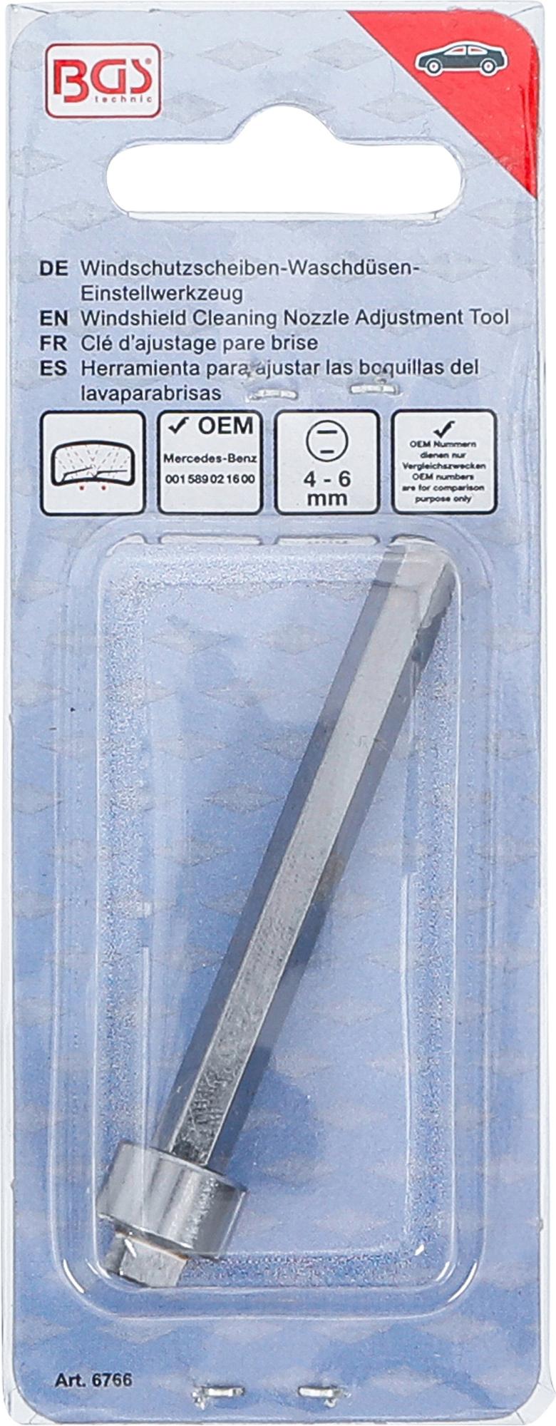 Priekinio stiklo valymo purkštuko reguliavimo įrankis | Mercedes-Benz (6766)