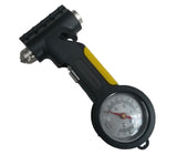 Avarinis plaktukas su saugos diržo nupjovimo funkcija ir manometru (DTG03)