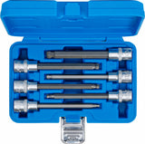 Įpresuotų antgalių rinkinys | 12,5 mm (1/2") | šarnyrinis Hex šešiakampis 5-12 mm | 6 vnt. (4258)