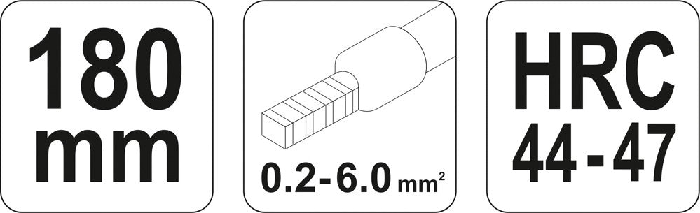 Клещи для обжима разъёмов | 0,2 до 6 mm²
