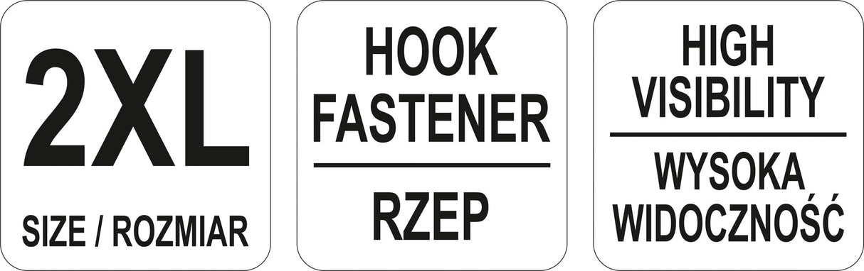 Apsauginis juosmens diržas su petnešom | Ryškiai oranžinis | 2XL dydis (YT-742411)