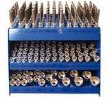 Prekybinis pardavimų stendas, pilnai sukomplektuotas: 1/2"galvutės / 1/2" bit antgaliai 315vnt. (4095)