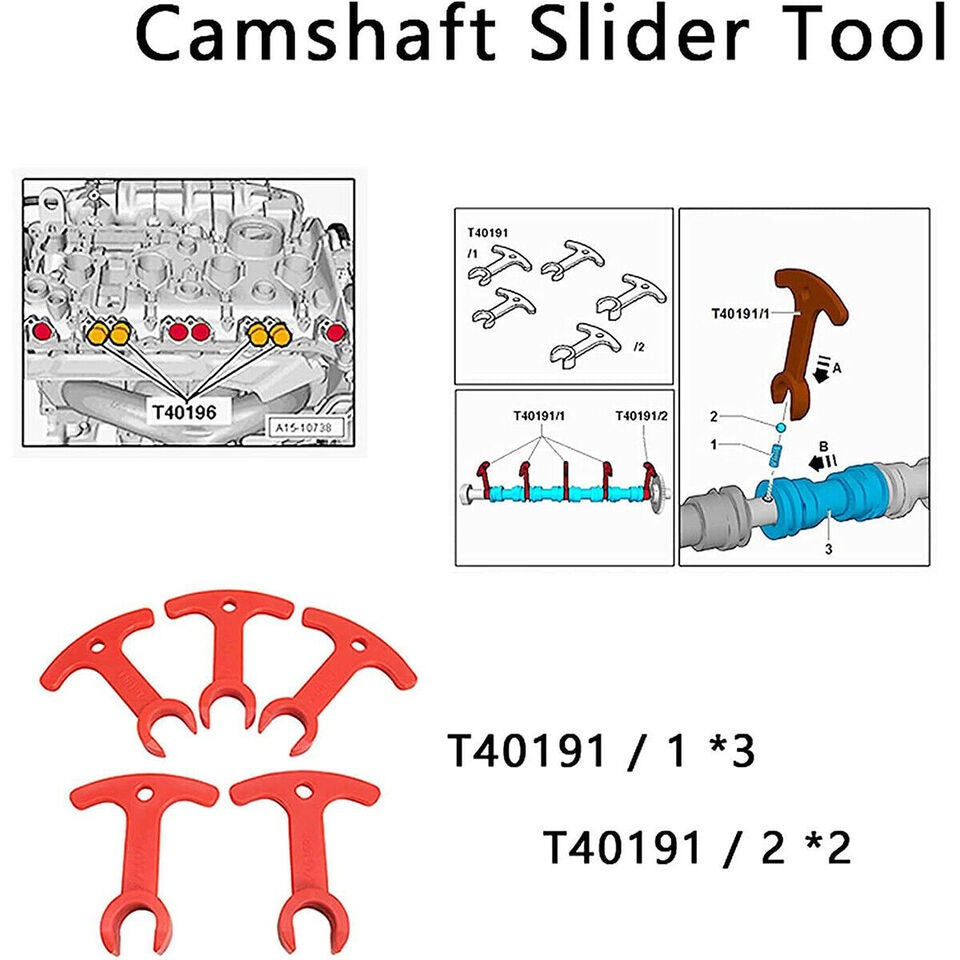 Variklio fiksavimo įrankių rinkinys | VAG 1.8L, 2.0L FSI, TSI, TFSI (MT2ST)