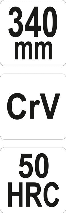 Replės ilgos tiesios | Dvigubu šarnyru | 340 mm (YT-20400)