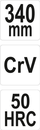 Replės ilgos tiesios | Dvigubu šarnyru | 340 mm (YT-20400)