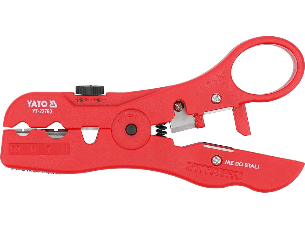 Izoliacijos nuėmiklis | STP, UTP, RG59, RG6, RG7, RG11 (YT-22760)