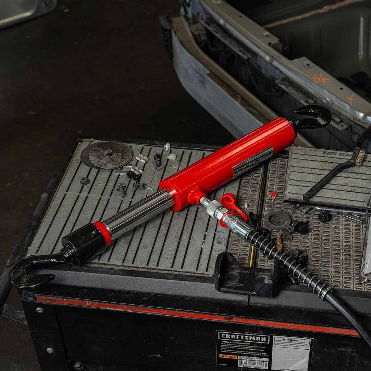 Hidraulinis tempimo cilindras su kabliais | 10 t (HR100)