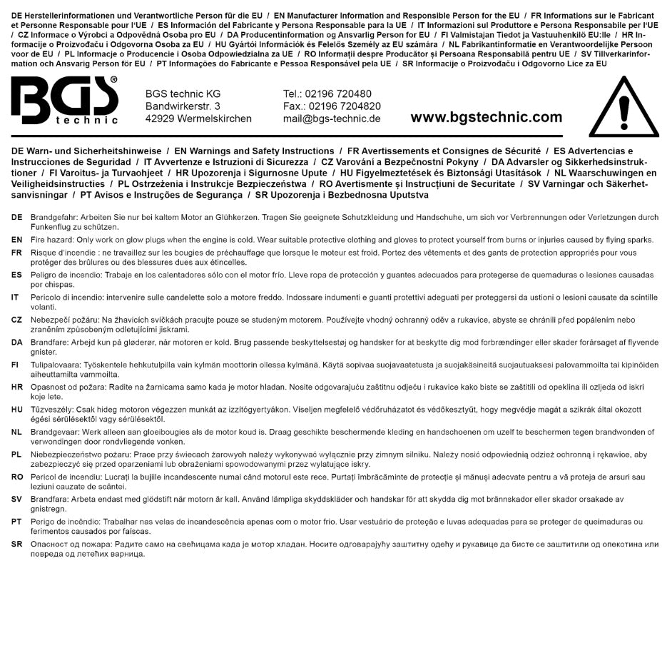 Galvutė kaitinimo žvakėms šešiakampė šarnyrinė | 10 mm (3/8") | 8 mm (2980)