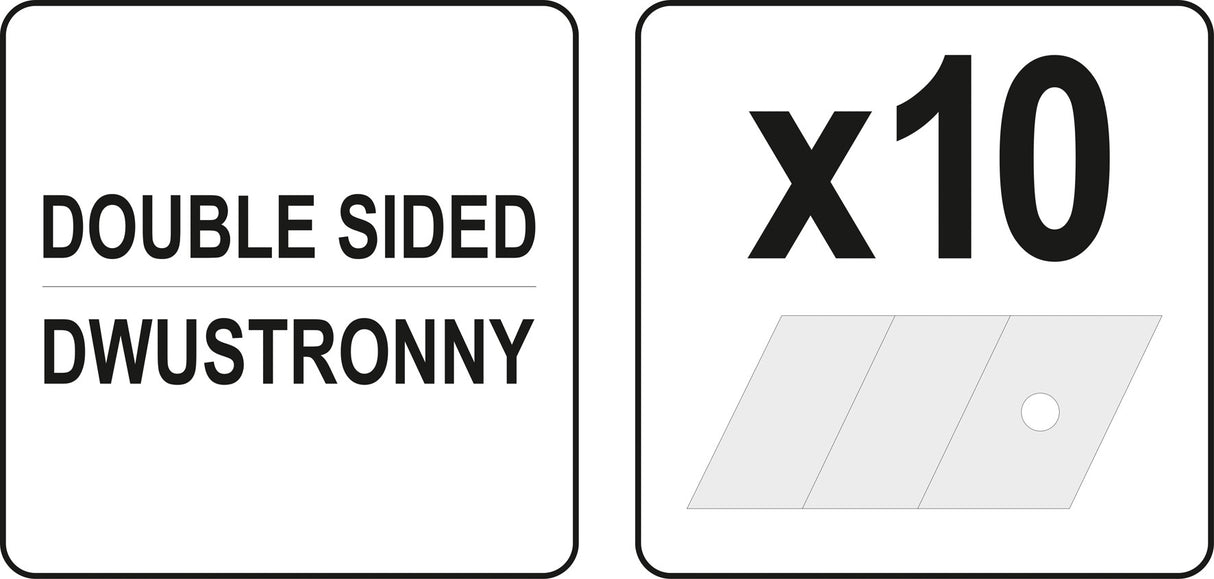 Reismusas / Gipso kartono pjaustyklė | dvipusė (YT-76270)