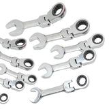 Terkšliniai raktai trumpi | šarnyriniai | 10/12/13/17/19  mm | 5 vnt. (RP5)