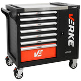 Įrankių spintelė ant ratukų XXL MAX | su įrankiais | 7 stalčiai / 1 durelės | 298 įrankiai (H70098)