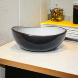 Dubuo CANCAN | blizgus | juodas | keramika | Ø20CM | H6.5CM (69982)