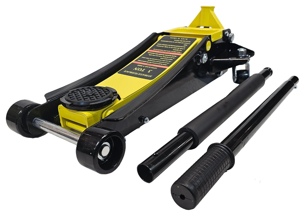 Domkratas ant ratukų | hidraulinis | žemo profilio / dvigubas stūmoklis | 73-500 mm | 3 t. (LFJ35-L)