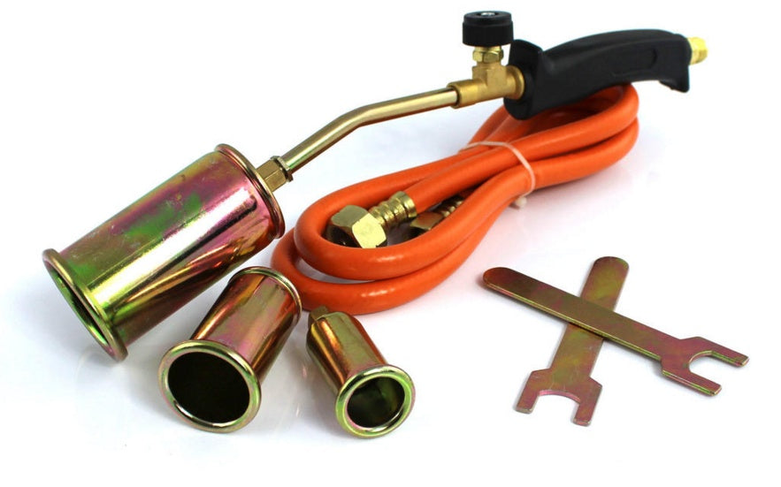 Dujinis degiklis su žarna ir antgaliais | 1850°C (78391V)