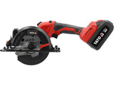 Diskinis pjūklas akumuliatorinis | 18V 140 mm | 2 vnt 4 AH akumuliatoriai (YT-8281185)