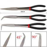 Replės ilgos lenktos | 90° / 280 mm (W30773)