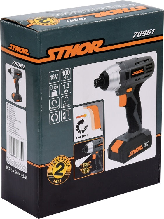 Akumuliatorinis suktukas | LI-ION, 18V, 1,3AH (78961)