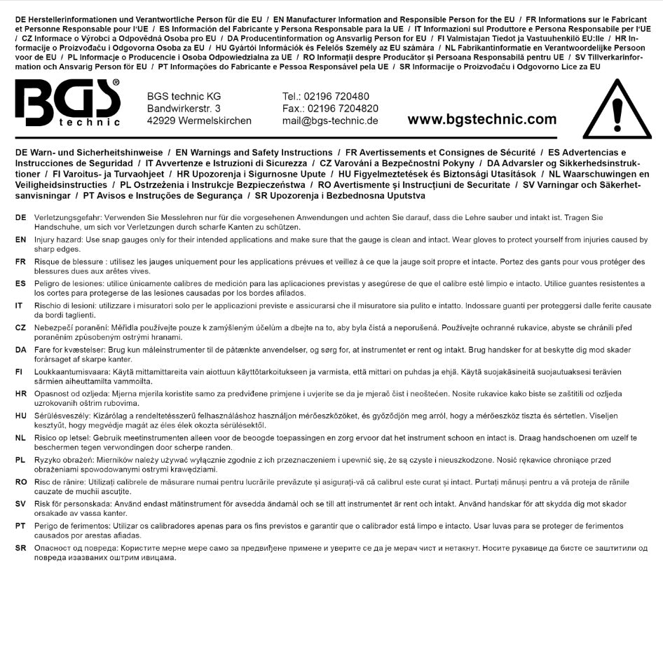 Matavimo aksesuarų rinkinys slankmačiams (1930-1)