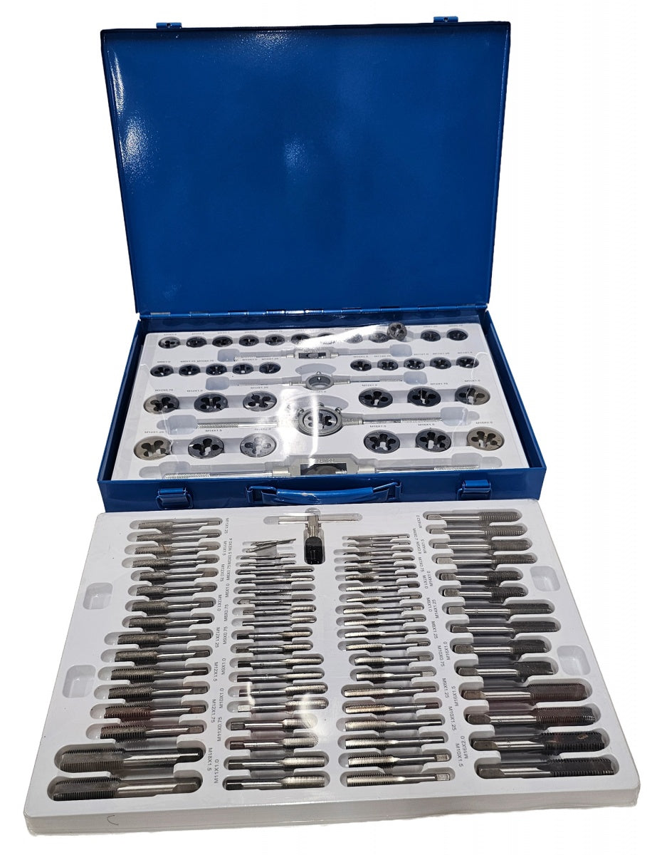 Sriegiklių ir sriegpjovių komplektas | M2 - M18 | 110 vnt. (SK16110)