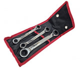 Terkšliniai daugiafunkciniai raktai | dvipusis su reversu | 4-in-1 | 8-19 mm | 3 vnt. (RS3B)