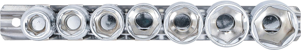 Šarnyrinių galvučių rinkinys | šarnyrinės | 10 mm (3/8") | 3/8" - 3/4" coliniai dydžiai | 7 vnt. (9501)