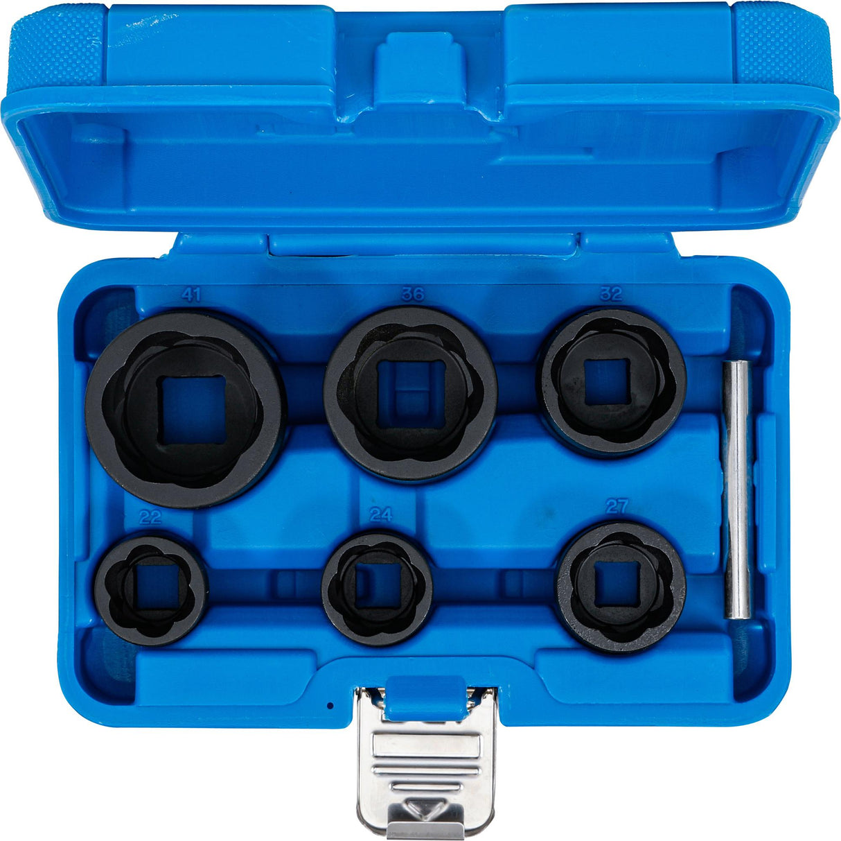 Specialus galvučių rinkinys / sraigtiniai ištraukikliai | 12,5 mm (1/2") + 20 mm (3/4") | 22 - 41 mm | 6 vnt. (5268)