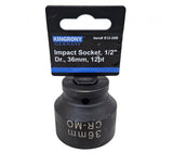 Galvutė smūginė | 12 kampų | 12,5 mm (1/2") | 36 mm (S12-36B)