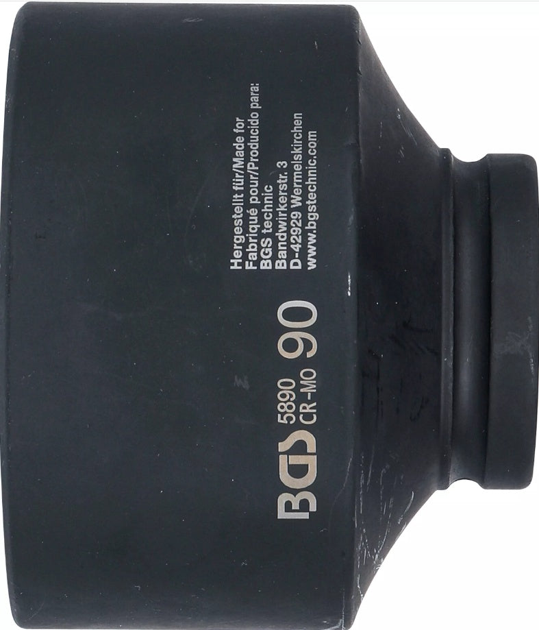 Smūginė galvutė šešiakampė | 25 mm (1") | 90 mm (5890)