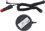 Belaidis besisukantis įspėjamasis švyturėlis | geltonas | su magnetu | 12 V / 24 V | Ø 130 mm (70343)