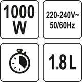Kavos darymo aparatas | su laikmačiu | 1000W (68500)