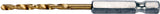 Grąžtas metalui su Hex 6.3 mm (1/4") galu HSS-TiN | 3.0 mm (YT-44754)