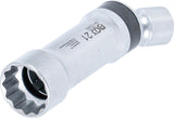 Galvutė žvakėms šarnyrinė 12 kampų, su laikančia spyruokle | 10 mm (3/8") | 21 mm (2392)