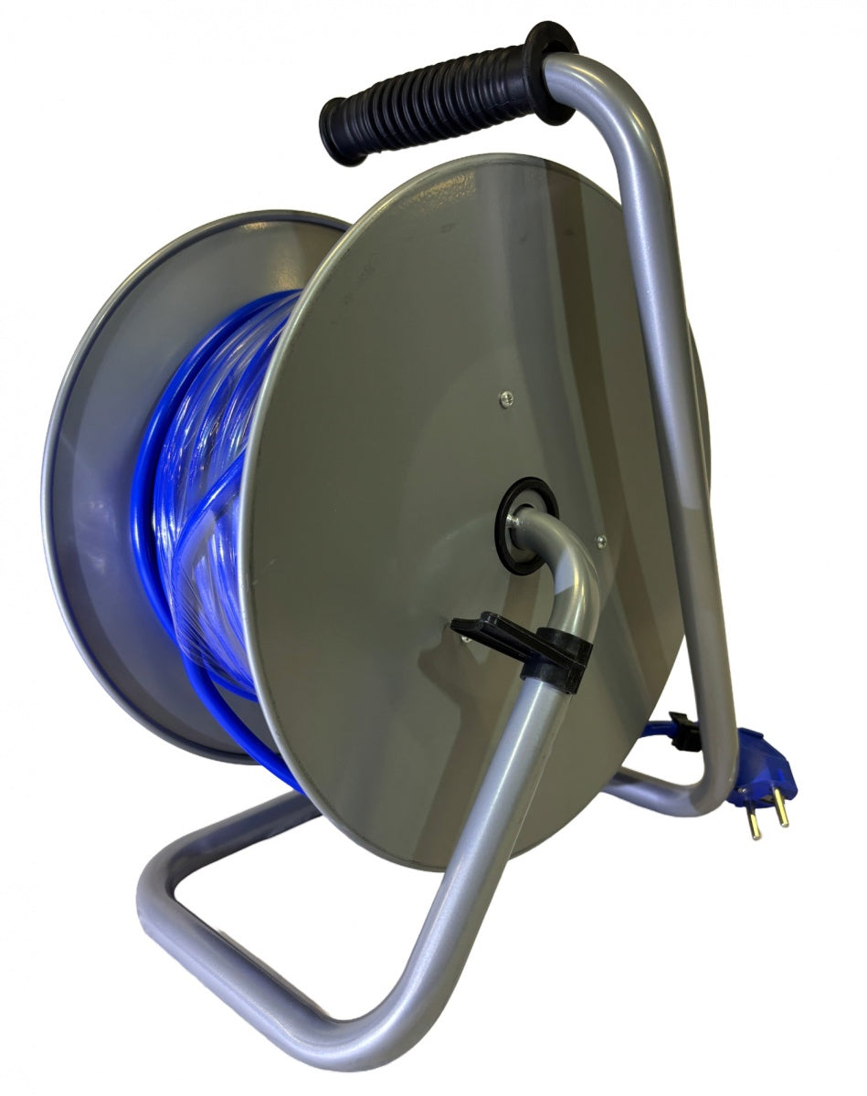 Ilgintuvas su metaliniu būgnu | 4 hermetinės rozetės | 3x2.5mm2 | 50 m (EG-0060)