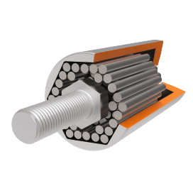 Galvutė universali ilga | 10 mm (3/8") | 7 - 19 mm (53002)