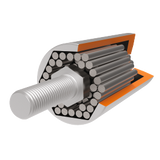 Galvutė universali ilga | 10 mm (3/8") | 7 - 19 mm (53002)