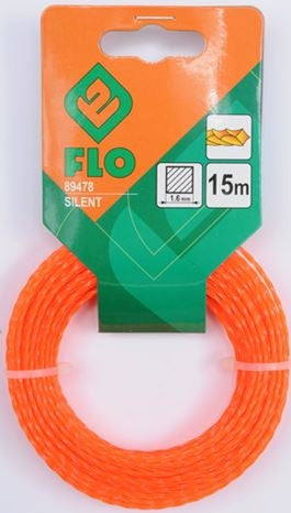 Valas žolei trimeriams | suktas "Silent" | 1.6 mm x 15 m (89478)