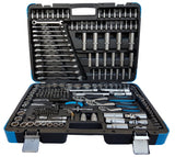 Įrankių rinkinys | Terkšliniai veržliarakčiai | 6.3 mm (1/4") / 10 mm (3/8") / 12,5 mm (1/2") | 216 vnt. (KR121216R)