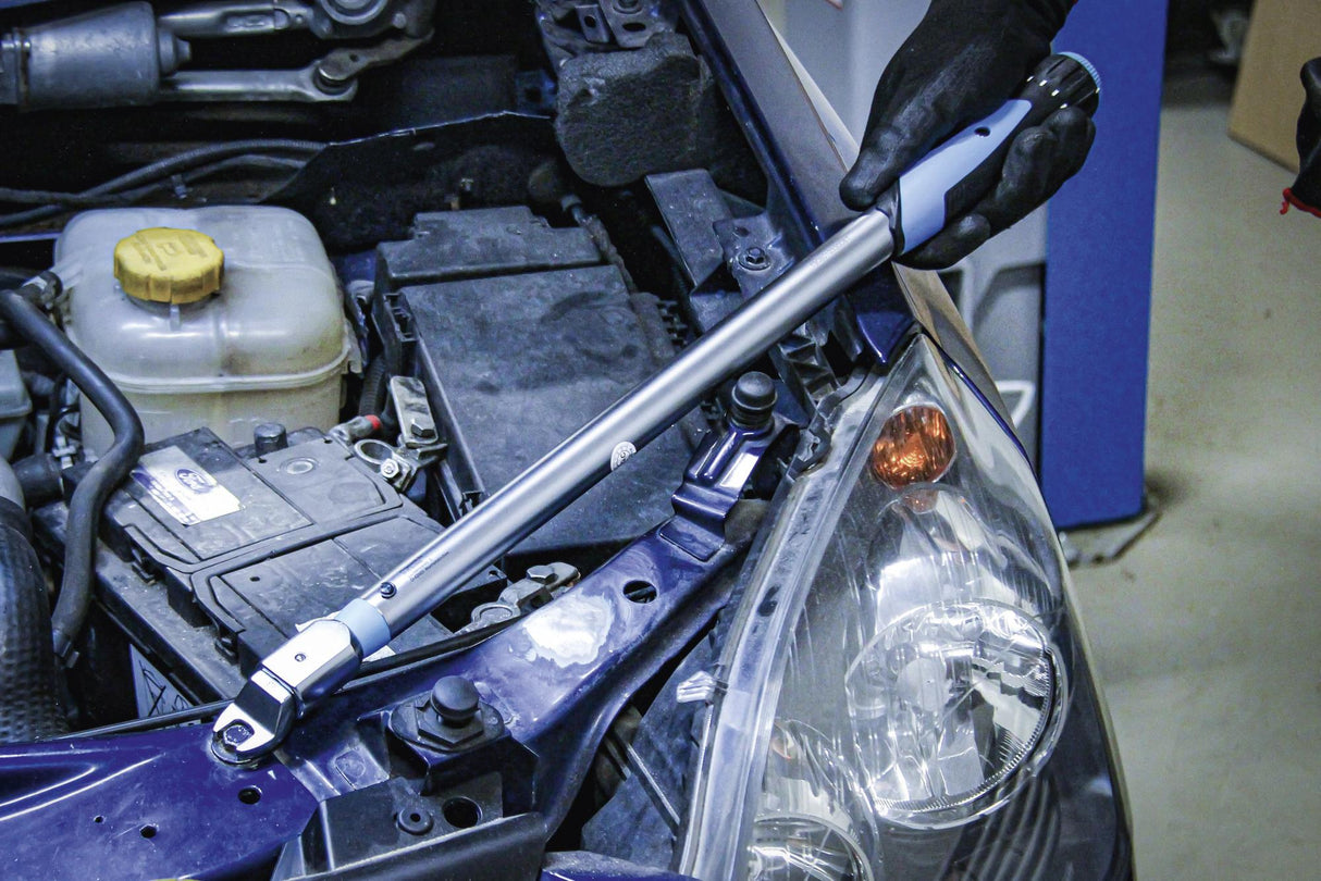 Dinamometras | 14 x 18 mm įstatomiems įrankiams | 20 - 100 Nm (2811)