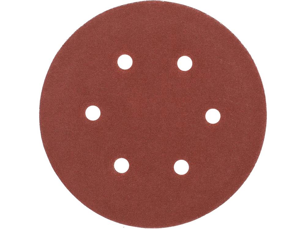 Šlifavimo popierius {velcro) | 6 skylės | 150 mm / P150 | 50 vnt. (YT-834586)