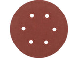 Šlifavimo popierius {velcro) | 6 skylės | 150 mm / P150 | 50 vnt. (YT-834586)
