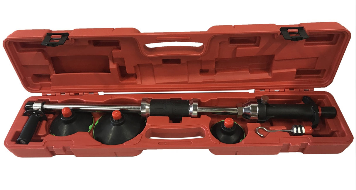 Atbulinis plaktukas kėbulo lyginimui vakuuminis | be kompresoriaus | su Φ75,Φ100,Φ125 mm padais (SK2048)