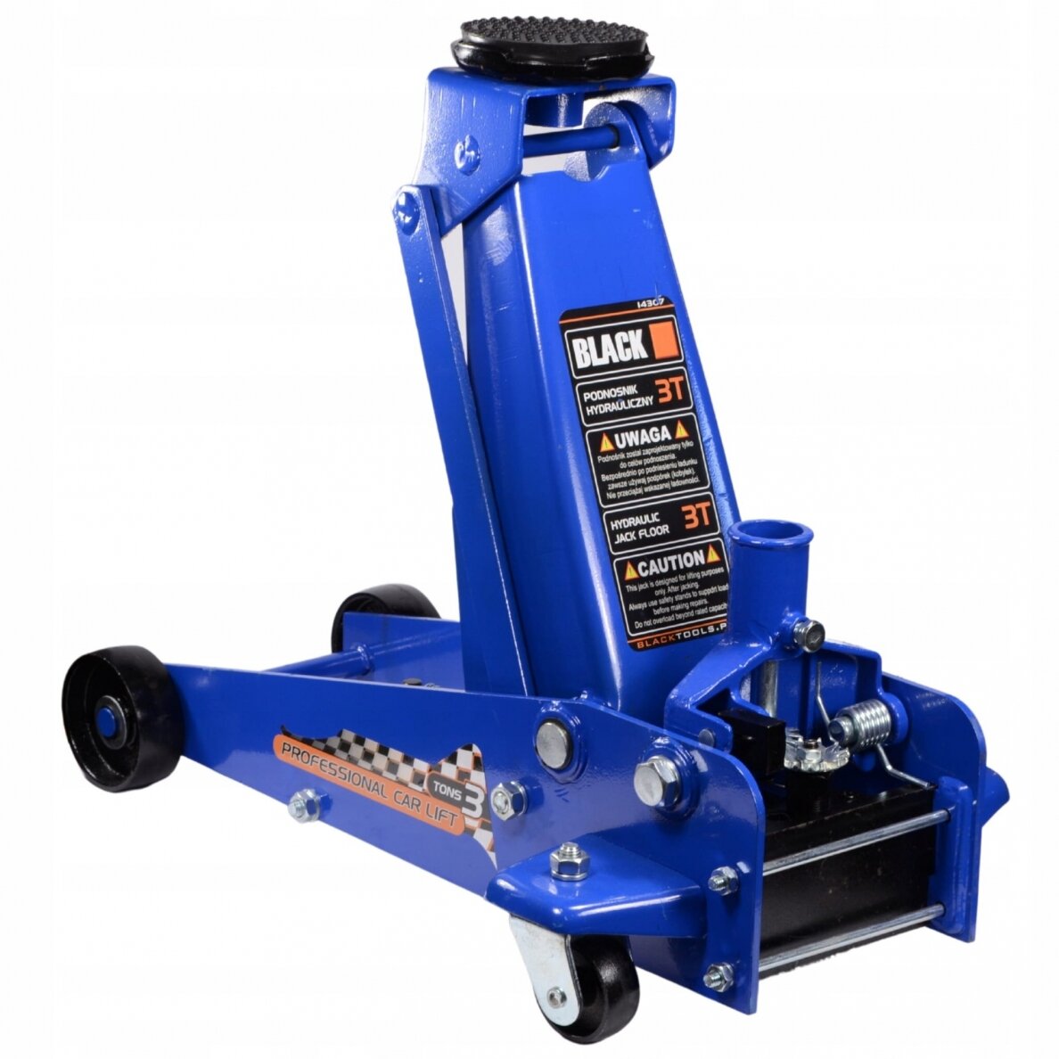 Domkratas su ratukais | 130- 490 mm | 32 kg | 3 t (SK3030)