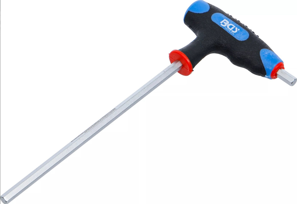 Atsuktuvas su T-rankenėle ir šonine geležte | hex šešiakampis 6 mm (4010-6)