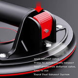 Prisisiurbiantis kėliklis | ypač stiprus | su manometru | 8“ | Ø 200 mm (VSC8G)