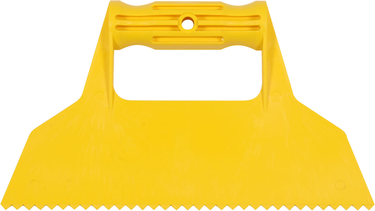 Špakliuotė / mentelė plastikinė | su dantukais | 225 mm (05973)