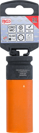 Specializuota galvutė ratų varžtams | Hyundai i30, Tucson ir Kia | 12.5 mm (1/2") | 21 mm (9371)