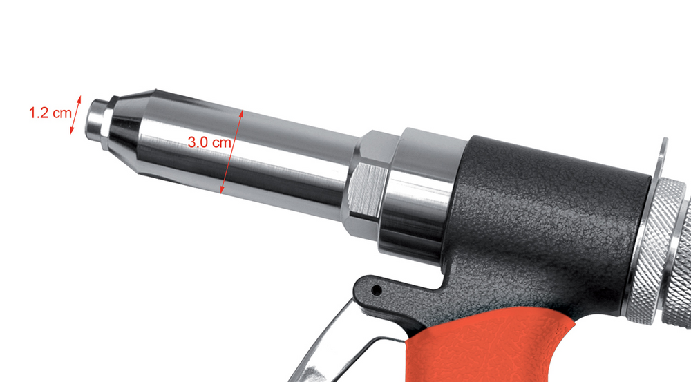 Kniediklis pneumatinis | 3,2-6,4 mm (YT-3618)