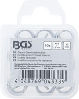 Vieliniai indėklai sriegiui | Helikoliai | M12 x 1,5 mm | 10 vnt. (9429-1)